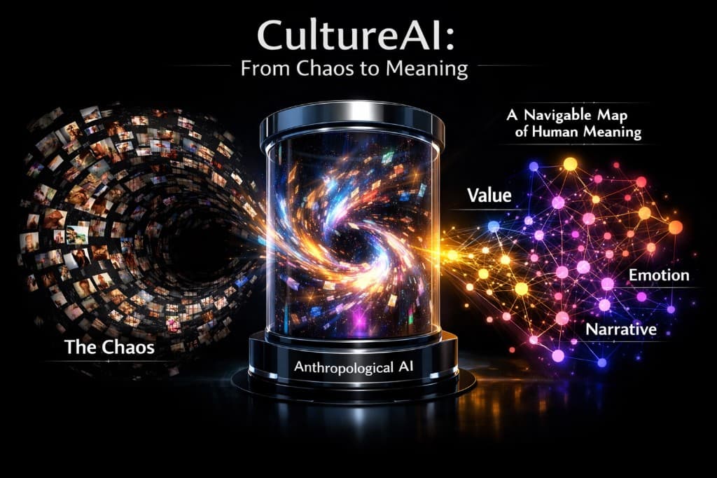 CultureAI: From Chaos to Meaning. Anthropological AI transforming raw content into a navigable map of human meaning